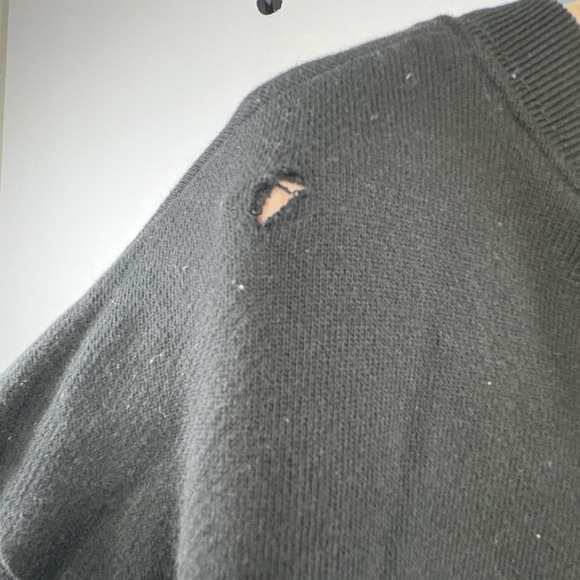 Gucci‎ Men's Sweatshirt Black Floral Logo Crewneck Black Cotton Sz "Lg" - Picture 6 of 9